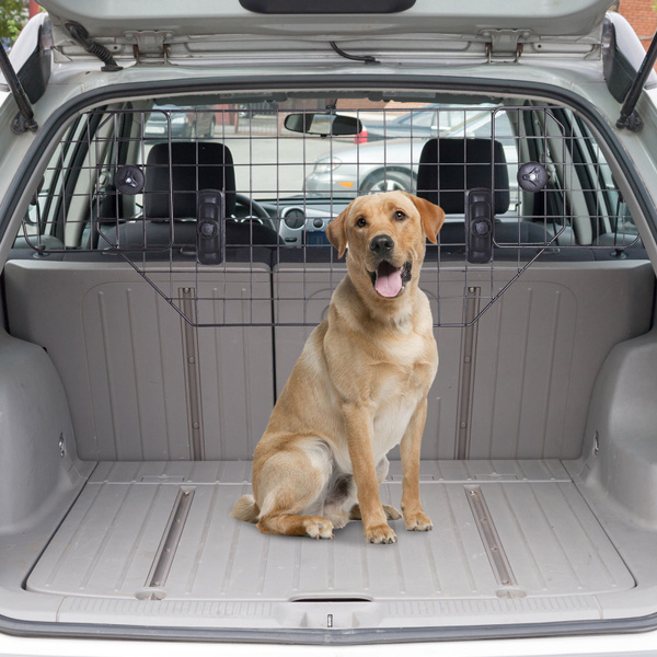 Adjustable Dog Barrier Pet Safty For SUV Vehicle Car Cargo Area Trunk ...