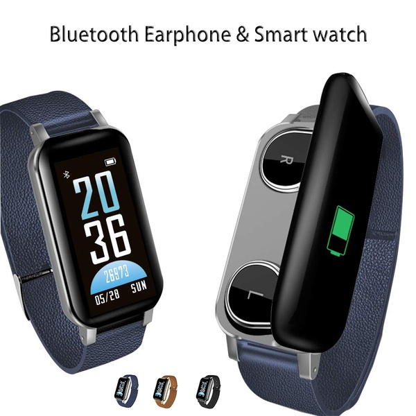 smart watch 2 in 1 earphones