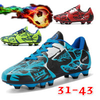 Wish Klantenbeoordelingen: Mode Outdoor Voetbalschoenen voor kinderen en  ouders Indoor Turf Voetbal Sport Trainingsschoenen Futsal Boots Sport  Voetbalschoenen (3 kleuren, EU: 31-43)