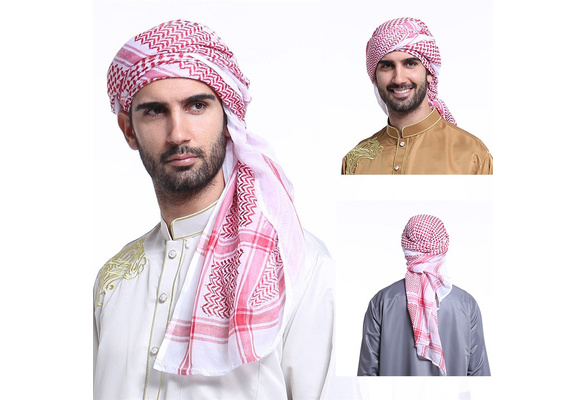 Men' Muslim Hijab Muslim Scarf Islamic 