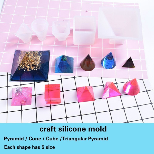 Triangle Pyramid and Square Pyramid Silicone Mold