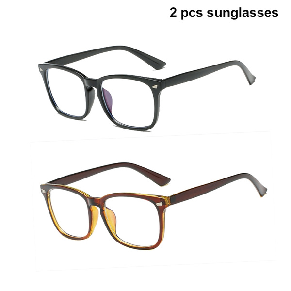 Blue Light Blocking Glasses, Anti Eye Strain Headache (Sleep  Better),Computer Reading Glasses UV400 Transparent Lens 