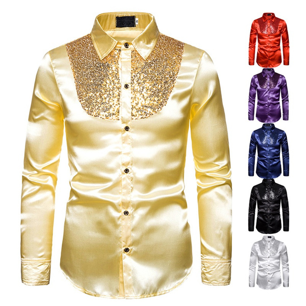 Camisita De Esmoquín Con Lentejuelas Para Caballeros Camisita De Esmoquín Con Lentejuelas Para Caballeros