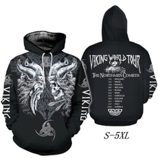 3D hoodies, Fashion, tattoo, unisex