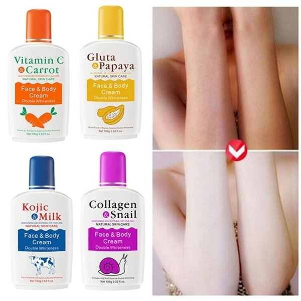 Vitamin C Bleaching Face Body Cream Natural Skin Whitening