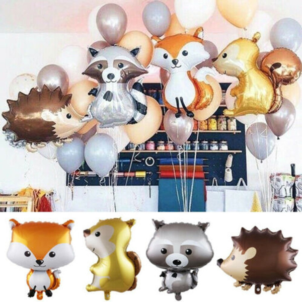 Birthday Squirrel  Inflatable toys ball Party supplies Helium Ballon Balloons 