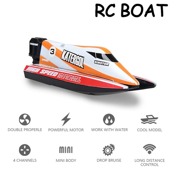 3313M F1 Mini Kids RC Boat Speed Boat Remote Control F1 Racing Boat ...