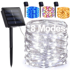 Younger Solar String Lights, Outdoor String Lights, Waterproof Decorative String Lights for Patio, Garden, Gate, Yard, Party, Wedding, Christmas