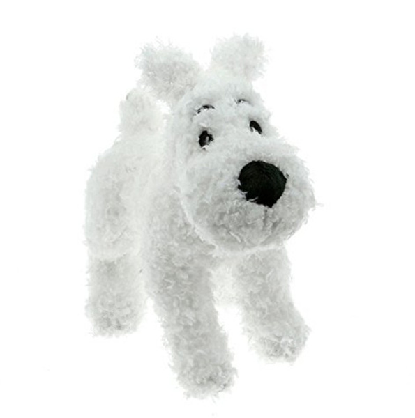 small white dog stuffed animal