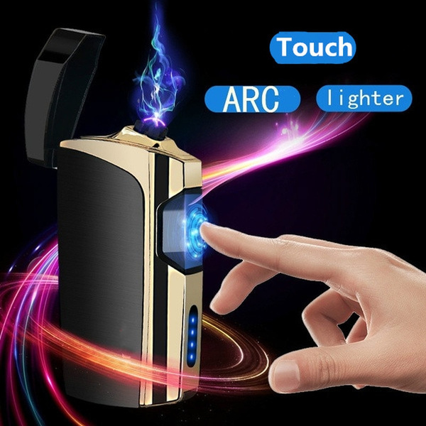 Cigarette Lighter USB Rechargeable Electric Lighter Plasma Cigarette  Accessories