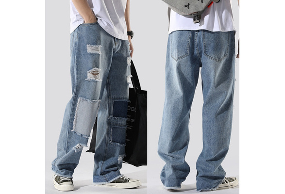 ripped baggy jeans for men