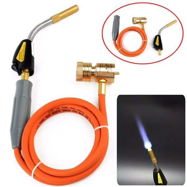 Details about   Gas Plumbing Turbo Burner Torch Hose Propane Soldering Brazing Welding Kit 
