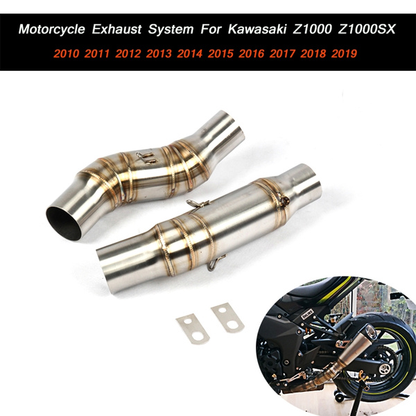 For 2010-2019 Kawasaki Z1000 Z1000SX Mid Link Pipe Motorcycle