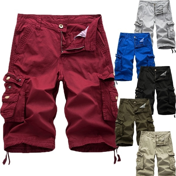 Camo Trousers Baggy Shorts Men Summer CargoTrousers Casual Pants | Wish