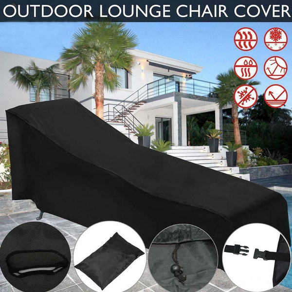Sun Lounge Chair Dust Cover Waterproof Oxford Outdoor Garden Patio Furniture New