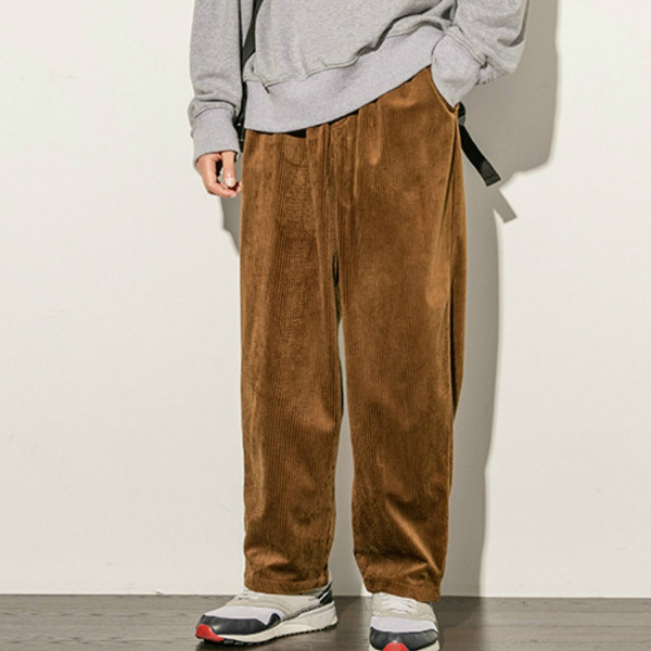 baggy corduroy trousers men