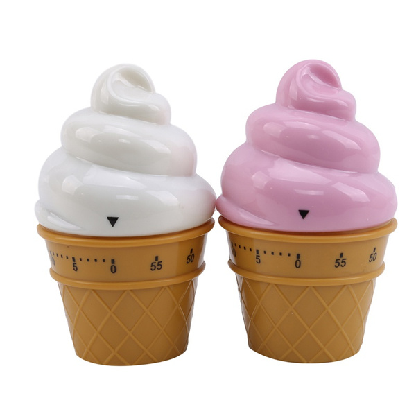 Ice Cream Mechanical Kitchen Timer Cooking Timer Clock Gadgets Tool SL Ice Cream Mechanical Kitchen Timer Cooking Timer Clock Gadgets Tool SL
