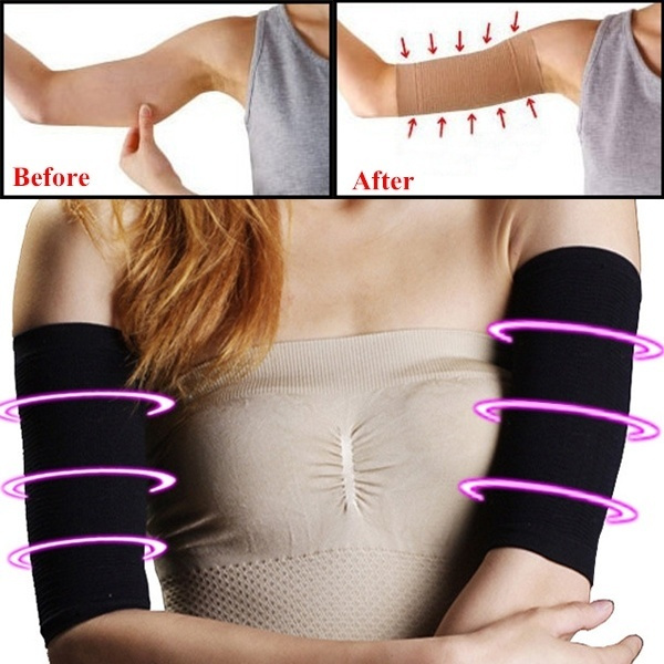 Arm Slimming Shaper Wrap, Arm Compression Sleeve Women Weight Loss Upper Arm  Shaper Helps Tone Shape Upper Arms Sleeve for Women 