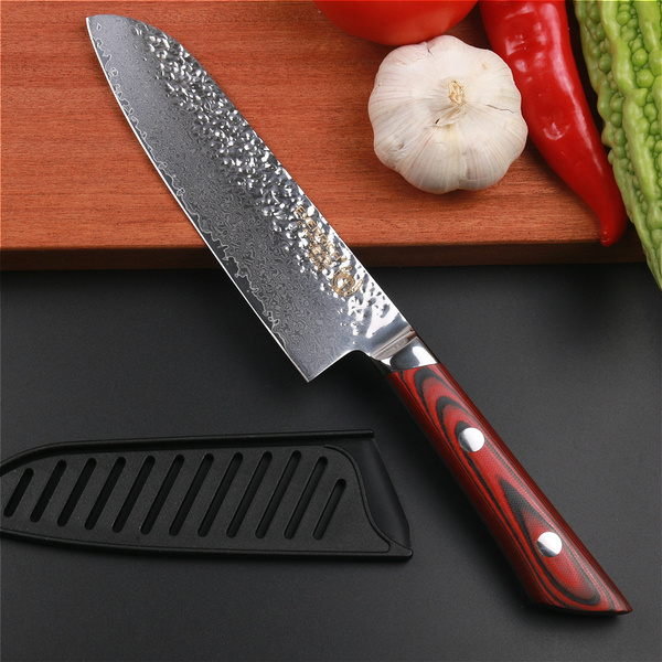 EVERRICH 7 Inch Santoku Chef Knife Kitchen Knives Japanese