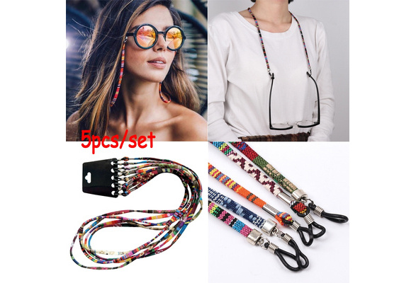 Colorful Sunglasses Strap Eyeglass Chain Reading Glasses Holder Neck Cord  US | eBay