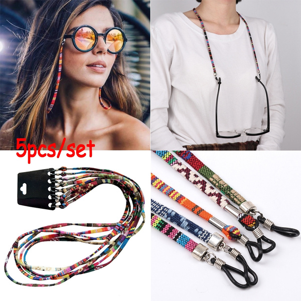 10 Pcs【Multicolor】Sunglass Holder Strap Safety Glasses Neck Cord String Eyewear Retainer Strap,Adjustable Fixed Eyeglasses Lanyard Great for Sports and Outdoor Activities【Gift Packaging】 