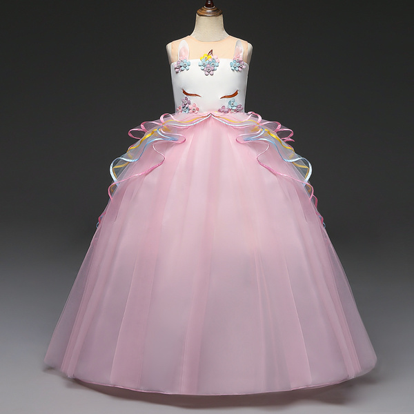 unicorn ruffle dress