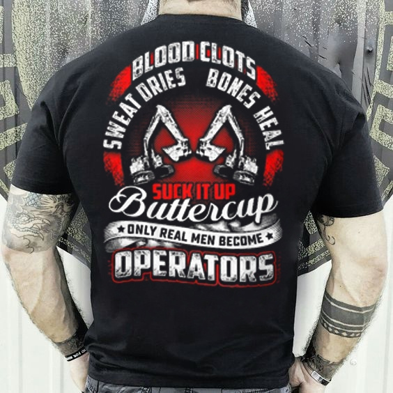 funny heavy equipment operator shirts