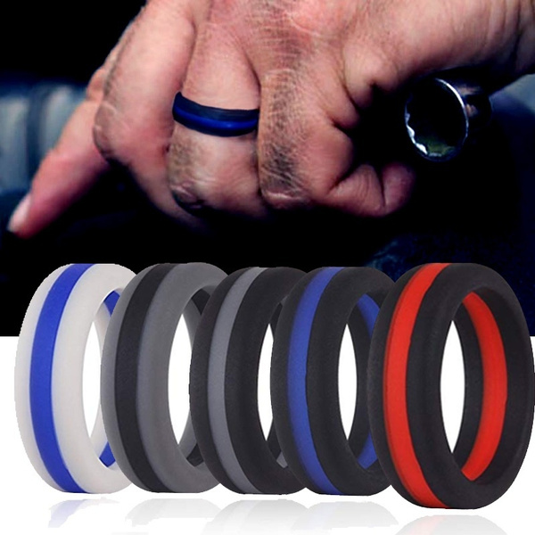 Silicone Ring Rubber Rings Rubber Wedding Band Gift For Men Men Rings   5d5f98bf211acc739056c6cf Large 