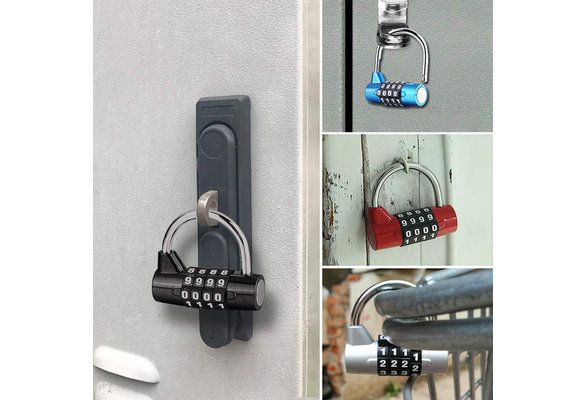 Password Security Lock Wide Shackle Combination Padlock Drawer Luggage Tool T Password Security Lock Wide Shackle Combination Padlock Drawer Luggage Tool T