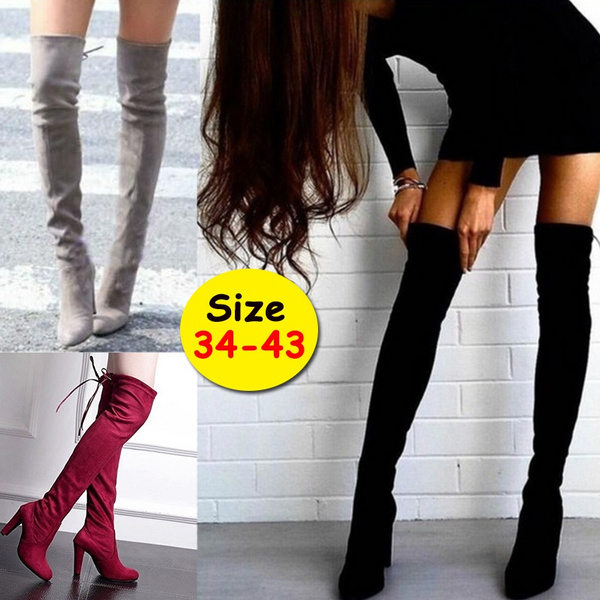 wish knee high boots