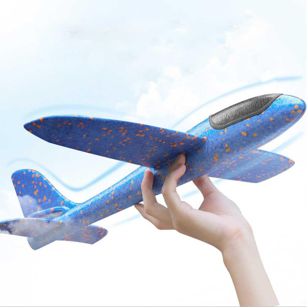 Foam Plane Glider Toy DIY Hand Throw Flying Glider Planes Toys for