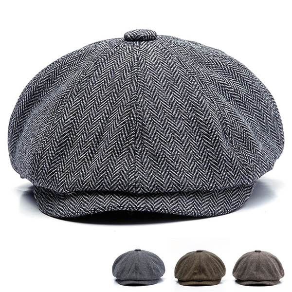 cotton newsboy cap