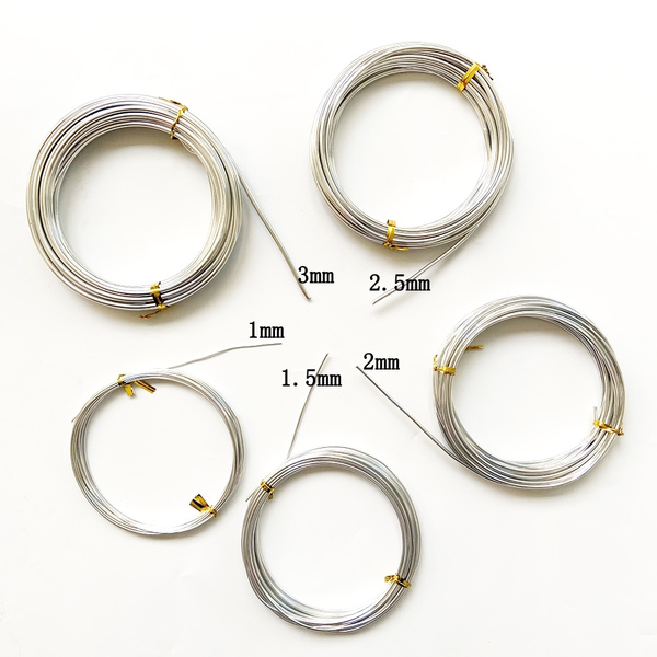- GREY celloexpress Aluminium Craft Wire Diameter x Length 1mm x 10m