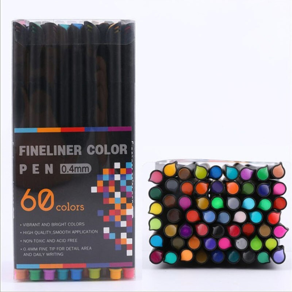 Felt-tip pens and fineliner