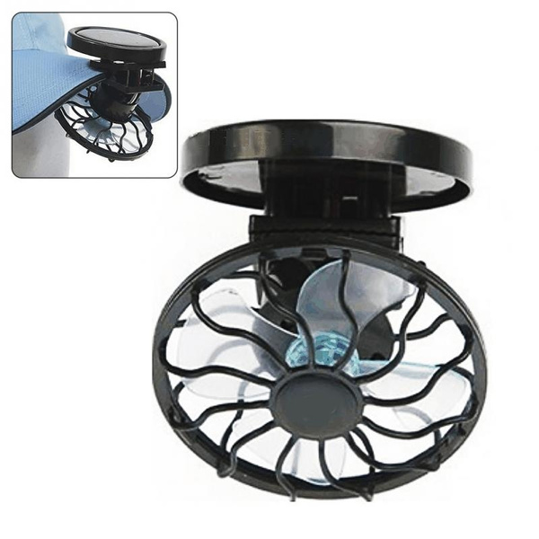 Clip-on Solar Sun Powered Fan Panel 