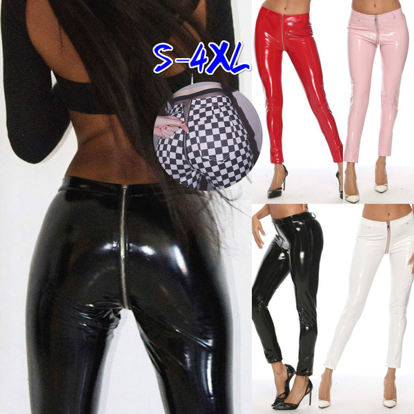 latex jeggings