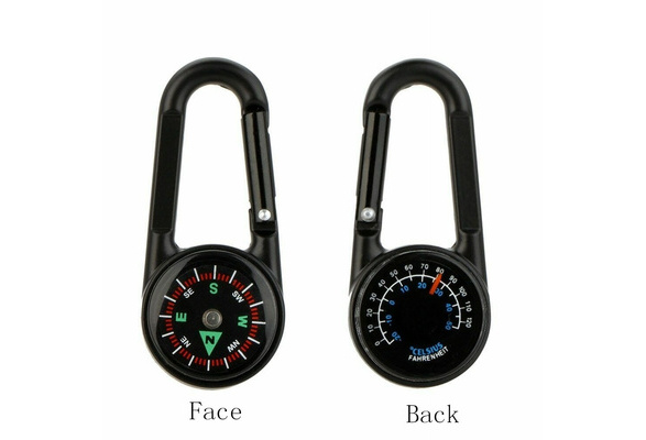 Compass Navigation Carabiner Compass + Compass + Thermometer On ...