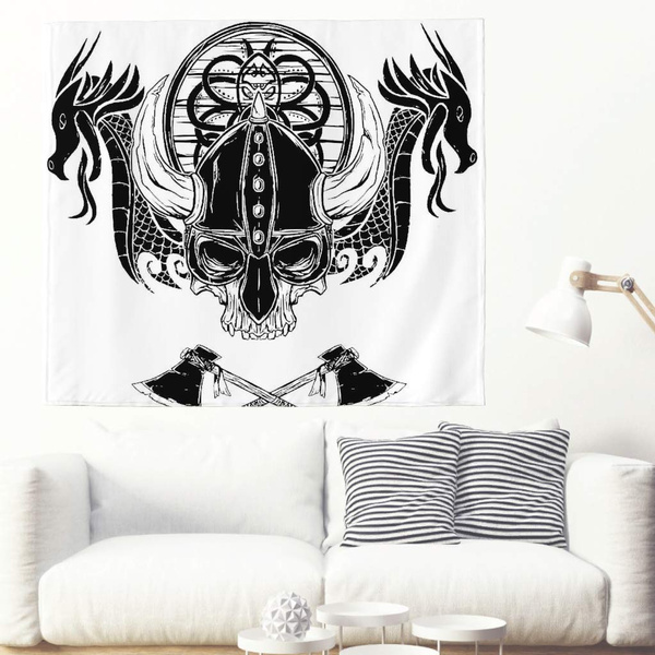 Warrior Skull - Viking - Sticker