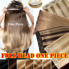 Head, Hairpieces, balayagehair, onepiece