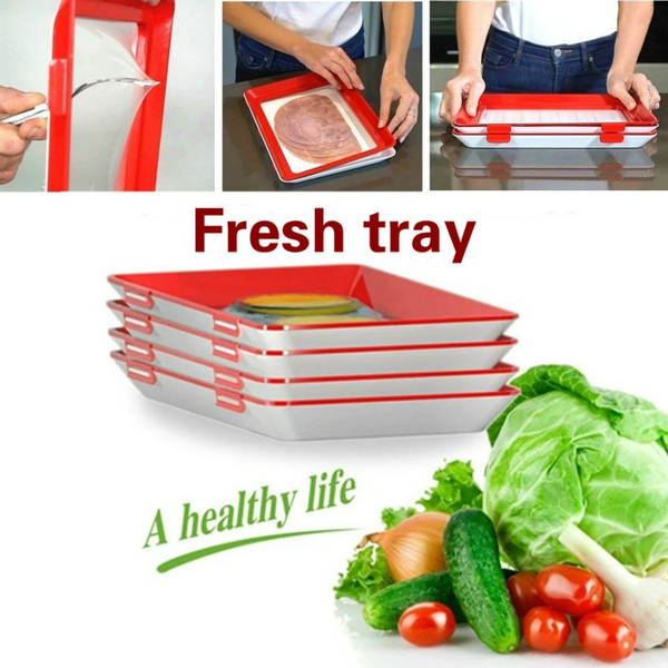 Clever Tray Creative Food Plastic Preservation Tray Kitchen Items
