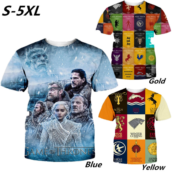 game of thrones t shirt mens