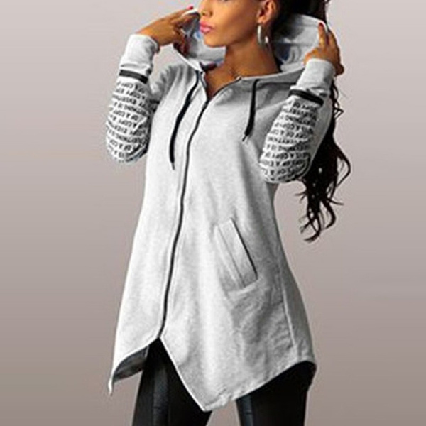 women's fashion letter print long sleeve sweater