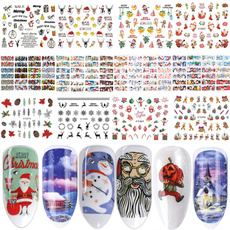 water, nail stickers, Christmas, Beauty