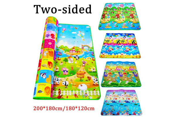 Generic Baby Double Sided Padded Play And Crawling Mat