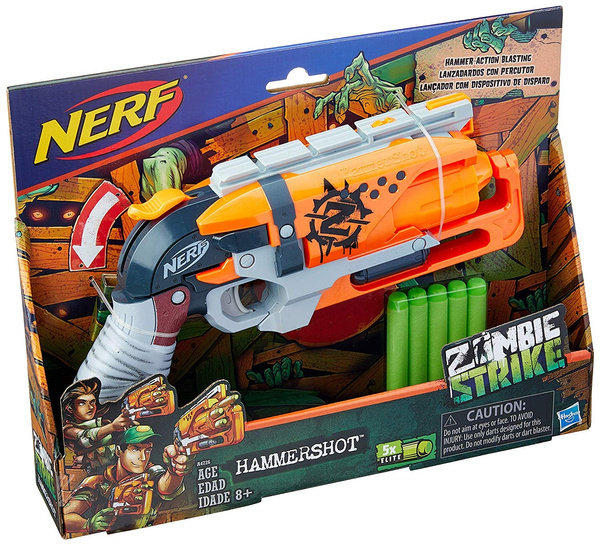 Lanca dardo nerf zombie doominator hasbro: Com o melhor preço