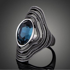 Dazzling Women's Fashion Ring Retro Ring Bride Engagement Wedding Ring Anniversary Ring Party Ring Size 5 6 7 8 9 10 11