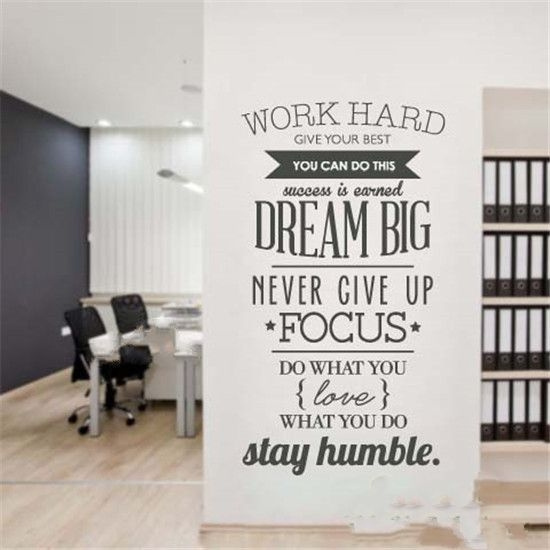 Motivational Quotes Wall Art Decor Rules of Success