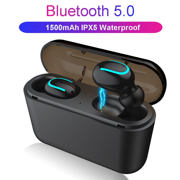 MGrow Auricolari Bluetooth V5.0 davvero senza fili Super Bass TWS  Auricolare Bluetooth Sport Auricolari In-Ear stereo Cuffie con touch  control e custodia di ricarica | Wish