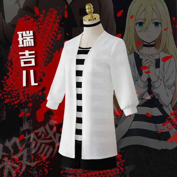 Anime Game Angels of Death Cosplay Rachel Gardner Ray Isaac Foster  Halloween Cos Man Woman Cosplay Costume with Wig