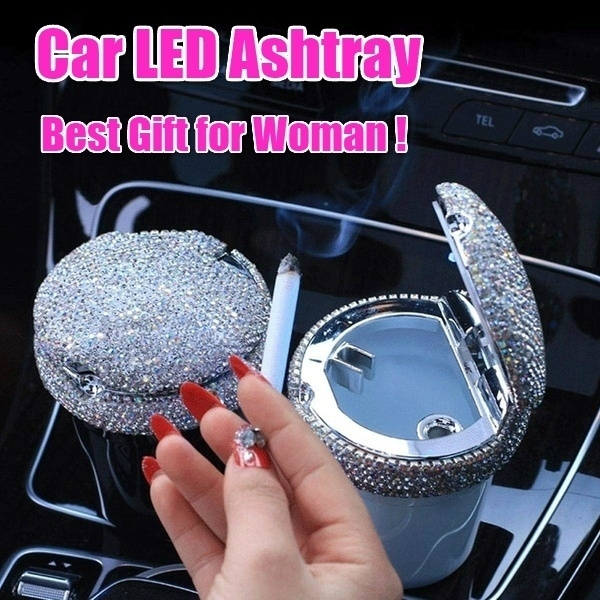 Portable Car Ashtray With LED Light